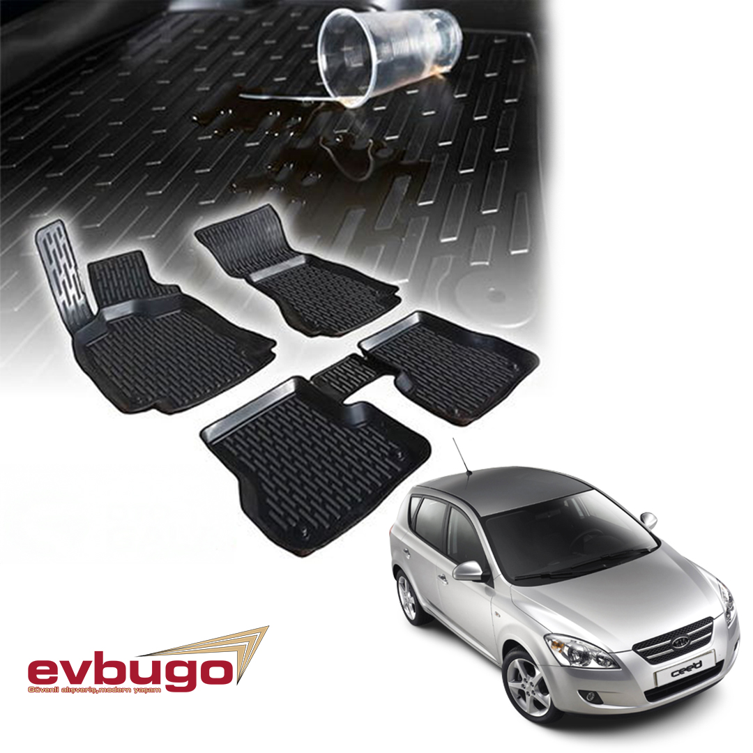 3D PASPAS SİYAH KIA CEE'D 2006--2012